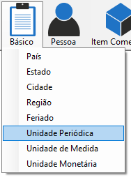 Menu Unidade Periódica