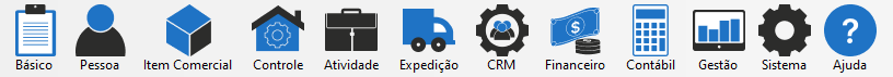 Banner superior esquerdo funcionalidades